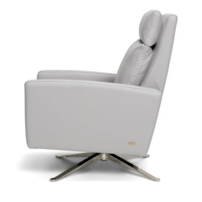 Simon Leather Swivel Recliner