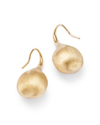 18K Yellow Gold Africa Constellation Medium Diamond Drop Earrings