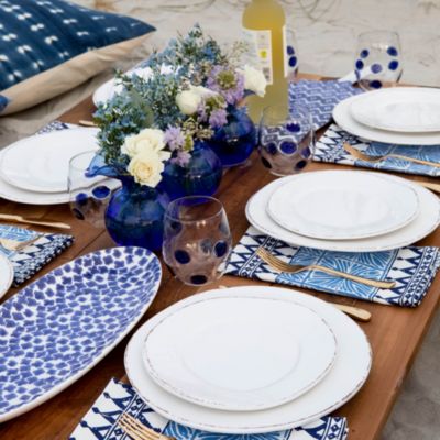 Melamine Lastra White Salad Plate