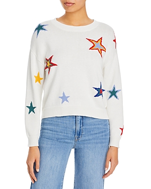 Rails Perci Crewneck Multi-colored Star Sweater In Multi Star