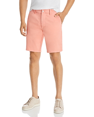 Joe's Jeans Brixton Slim Fit 9 Inch Cotton Shorts In Burnt Coral
