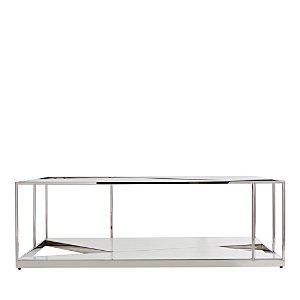 Bernhardt Maymont Cocktail Table In Stainless