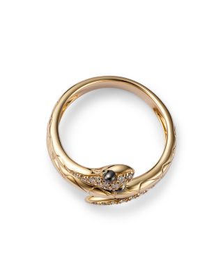 Diamond Snake Ring in 14K Yellow Gold, .15 tcw&nbsp;- Exclusive