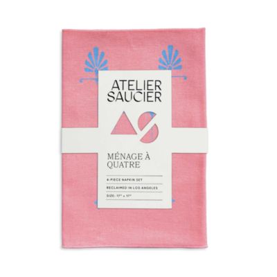 Atelier Saucier The Art Deco Napkins, Set of 4