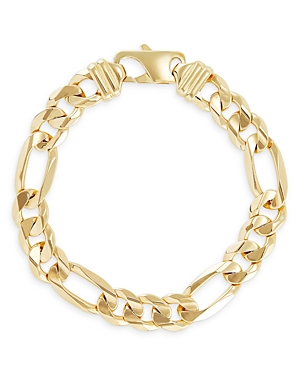 Bloomingdale's Figaro Link Chain Bracelet in 14K Yellow Gold - 100% Exclusive