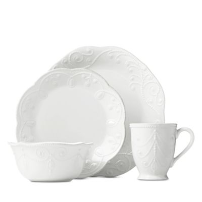 French Perle 4 Piece Place Setting
