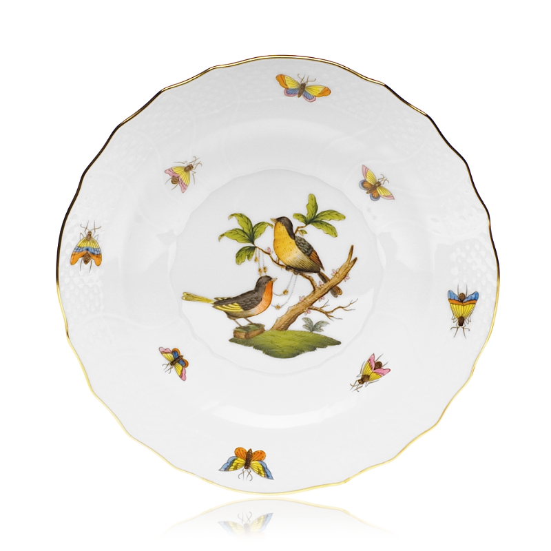 Herend Rothschild Bird Salad Plate #2 In Motif
