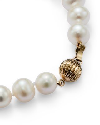 Cultured Freshwater Pearl Bracelet in 14K Yellow Gold 