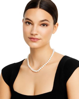 Cultured Freshwater Pearl Necklace in 14K Yellow Gold, 18" 