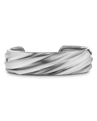 David Yurman Cable Edge Cuff Bracelet in Sterling Silver, 17mm