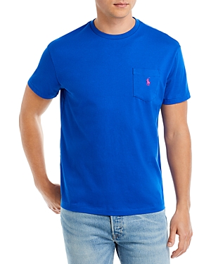 Polo Ralph Lauren Classic Fit Jersey Pocket Tee In Pacific Royal