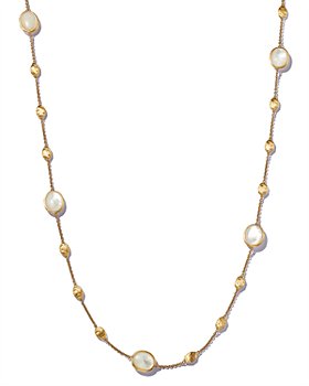 Marco Bicego - 18K Yellow Gold Siviglia Mother Of Pearl Long Necklace, 36" - 150th Anniversary Exclusive