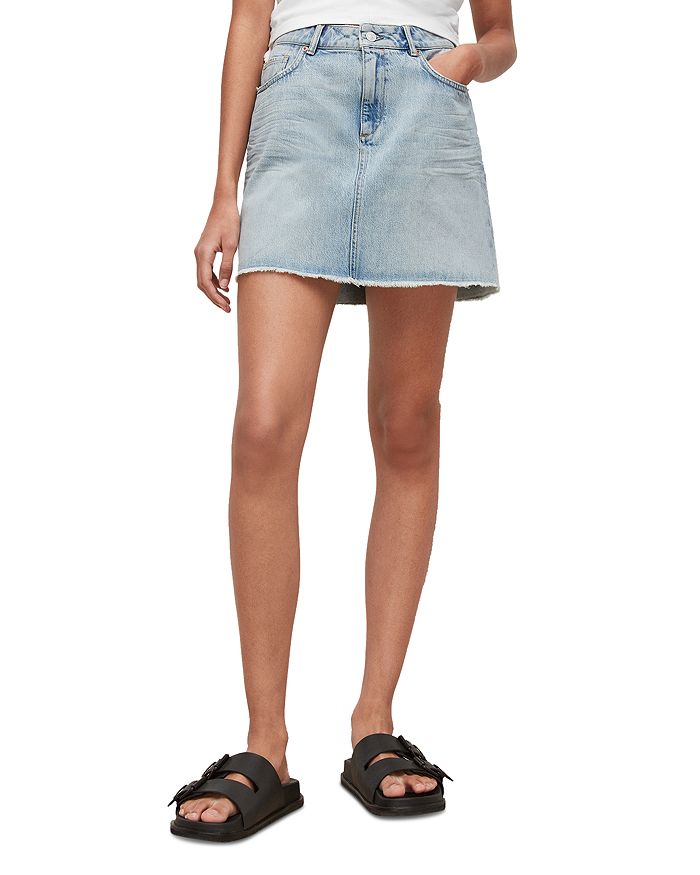 Allsaints sales denim skirt