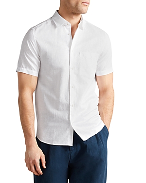 Ted Baker Addle Short Sleeve Linen Shirt