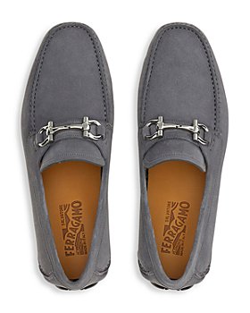 The Mens store Bloomingdale’s Penny Loafer Drivers Suede Charcoal Size 12