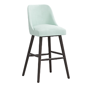 Sparrow & Wren Anita Bar Stool In Velvet Pool