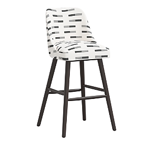 Sparrow & Wren Anita Bar Stool In Nigel Charcoal