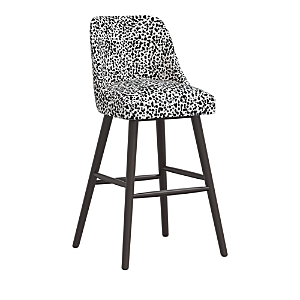 Sparrow & Wren Anita Bar Stool In Modern Spot Cream Black