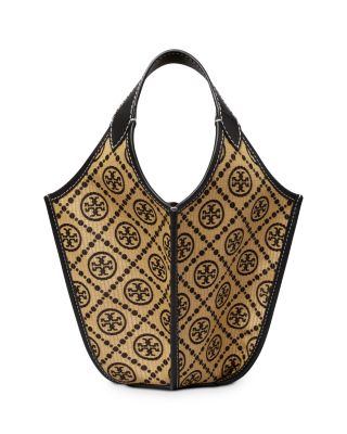 【TORY BURCH】RAFFIA T MONOGRAM TOTE BAG Tory Burch T Monogram Raffia Square Tote | Shopbop