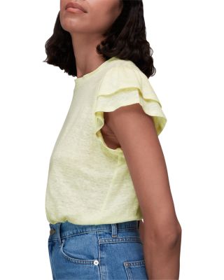 Laura Linen Tiered Sleeve Tee