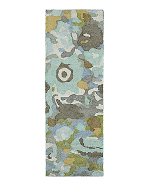 Hilary Farr Flora Fantasies Hfl01 Runner Area Rug, 2' X 6' In Mint