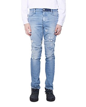 RtA - Bryant Slim Fit Medium Blue Distressed Jeans