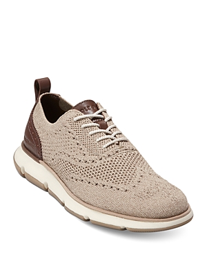 Cole Haan Men's Zergrand Stitchlite Lace Up Oxford Dress Shoes In Mortar