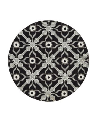 Hilary Farr Peranakan Tile HPT01 Round Area Rug, 5'9
