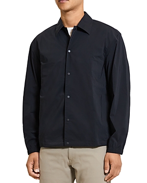 Theory City Coach Stretch-nylon Jacket In Black