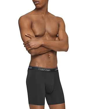 Calvin Klein 3-pack Low Rise Microfiber Trunks In Black