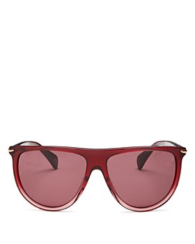 rag & bone - Women's Flat Top Polarized Sunglasses, 57mm