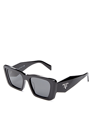 Prada 51mm Butterfly Sunglasses In Black/gray