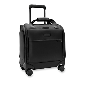 Shop Briggs & Riley Baseline Cabin Spinner Suitcase In Black
