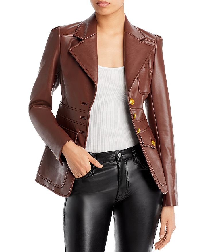 Amelia Vegan Leather Jacket