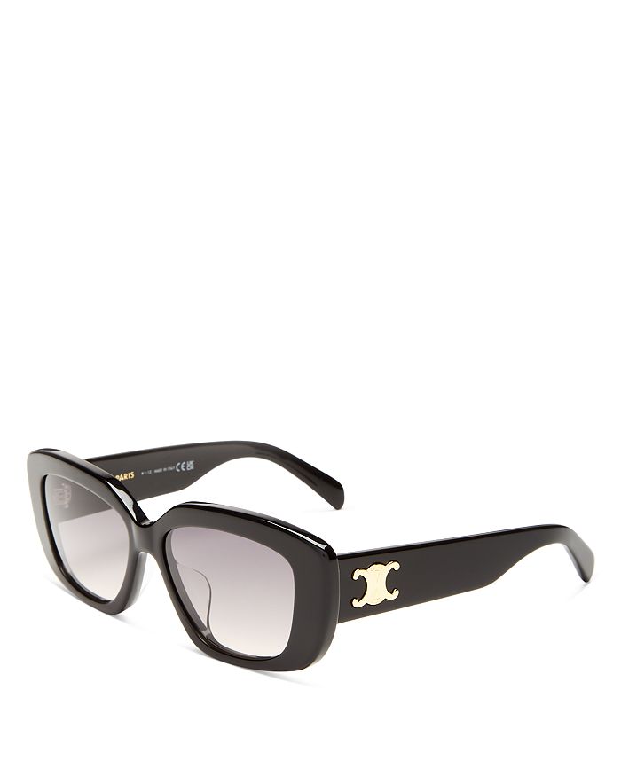 CELINE Unisex Triomphe Square Sunglasses, 55mm | Bloomingdale's