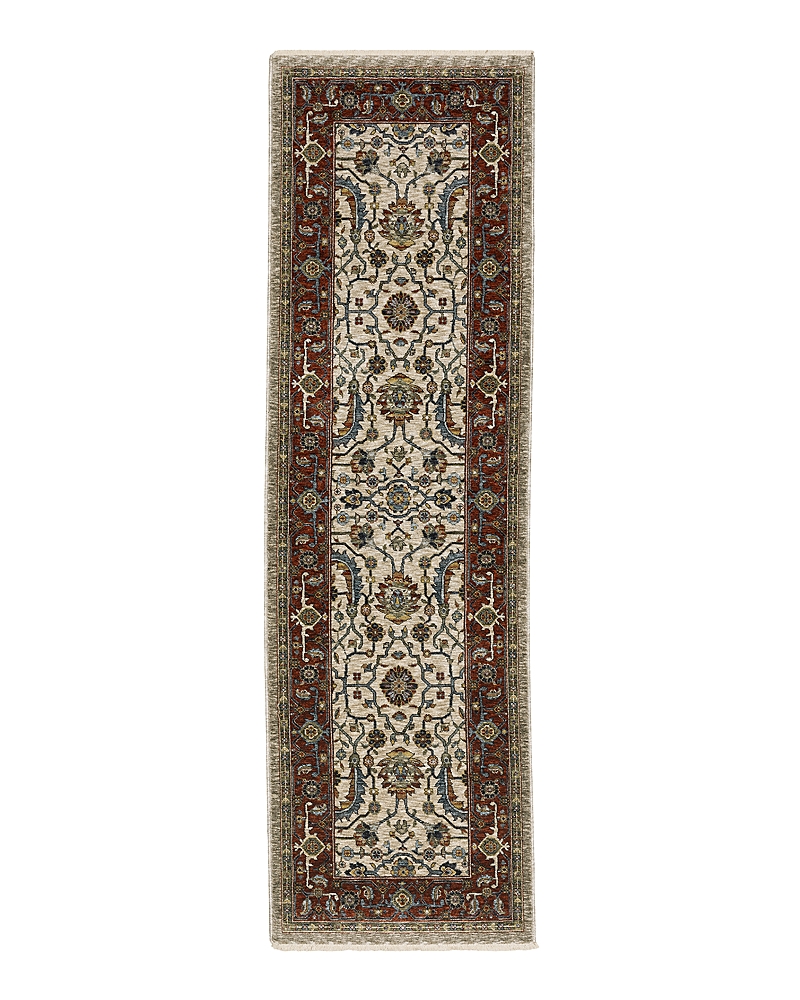 Oriental Weavers Aberdeen 144d1 Runner Area Rug, 2'3 X 7'6 In Ivory