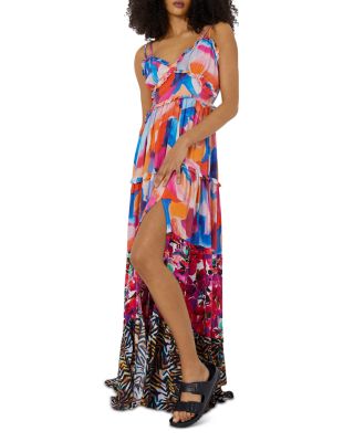 FRENCH CONNECTION Isadora Delphine Maxi Tiered Dress | Bloomingdale's Women
