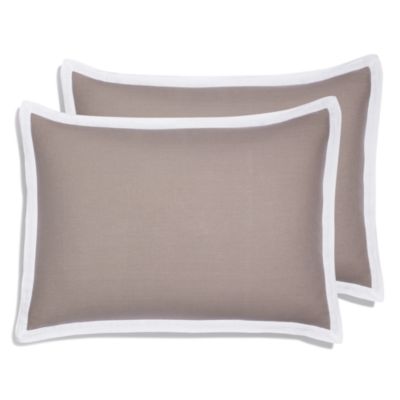 Stonewashed Linen King Sham, Pair - Exclusive