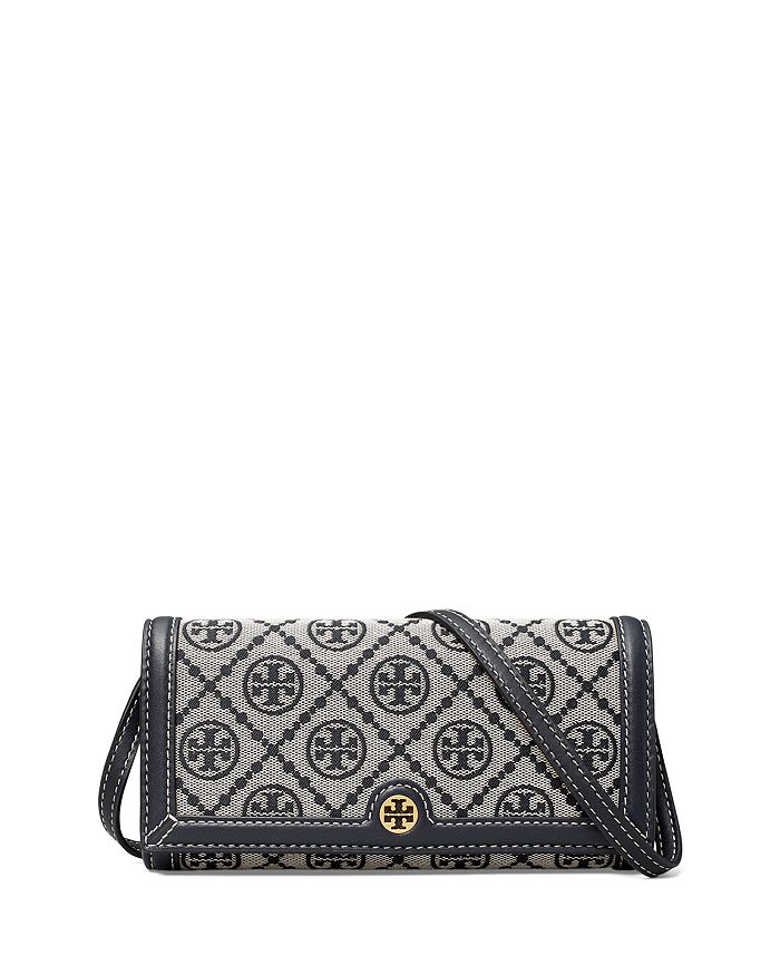 Tory Burch T Monogram Jacquard Wallet Crossbody Bloomingdale s
