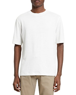 THEORY RYDER FLEX LINEN STRETCH SOLID TEE