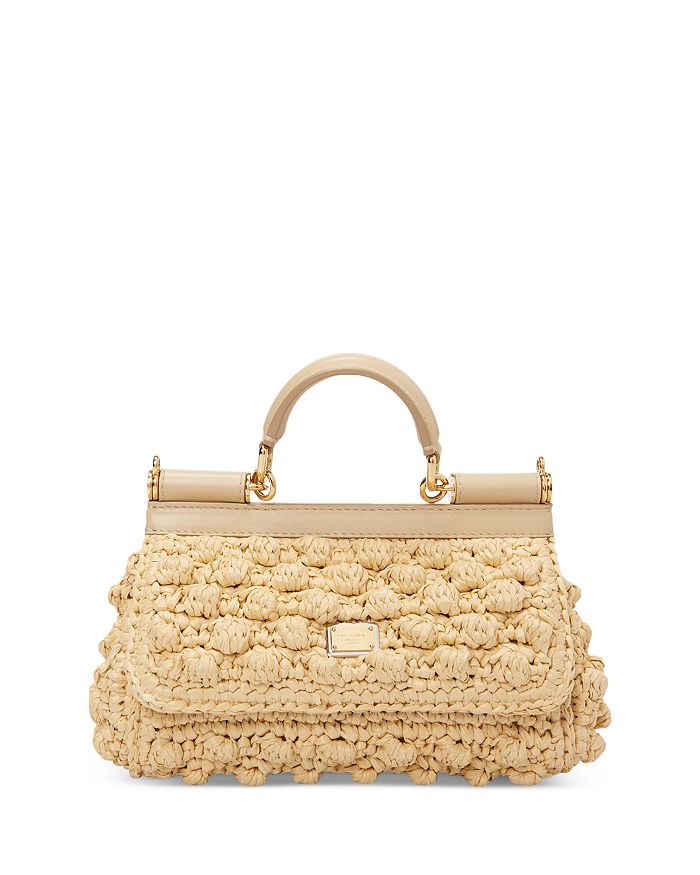 Dolce & Gabbana Crochet Top Handle Bag | Bloomingdale's