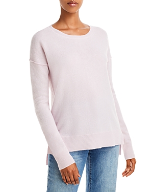 Aqua Cashmere High Low Cashmere Sweater - 100% Exclusive In Baby's Breath