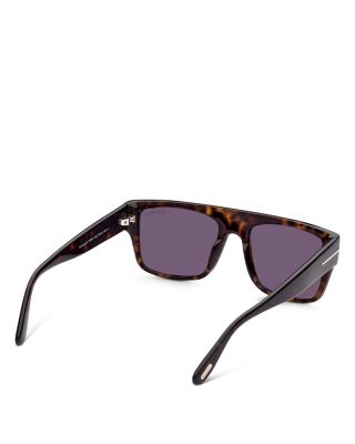 Men's Dunning Rectangular Sunglasses, 55mm