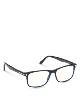 Men's Square Blue Light Glasses, 55mm