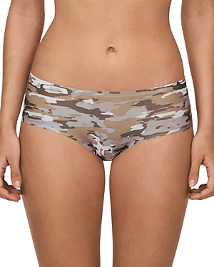 Chantelle Soft Stretch One-size Seamless Briefs In Neutral Camo