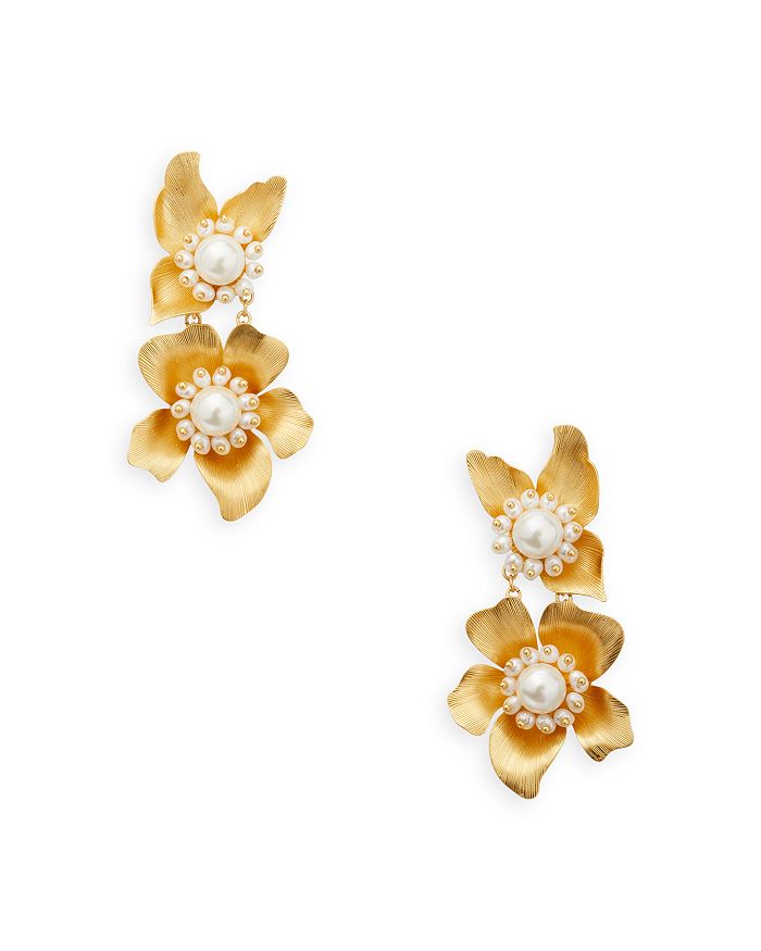 Kate spade pearl flower earrings outlet