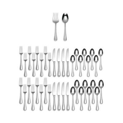 Calista Mirror 42-Piece Everyday Flatware Set - Exclusive