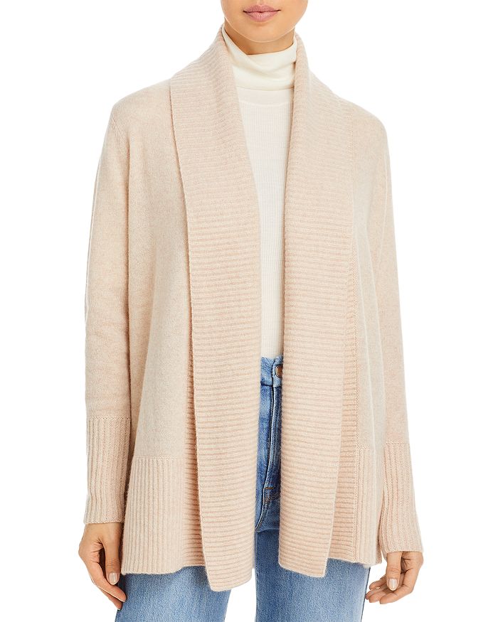 C by Bloomingdale's Cashmere C by Bloomingdale's Shawl-Collar Cashmere ...