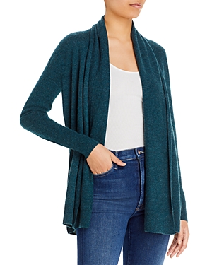C By Bloomingdale's Cashmere Open-front Cardigan - 100% Exclusive In Heather Spruce