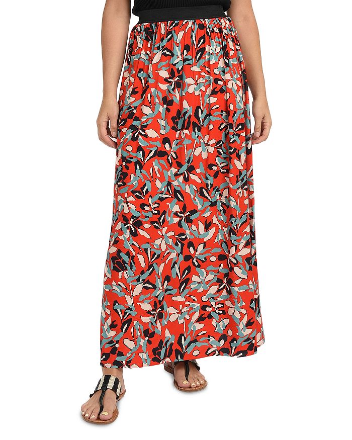 Daniel Rainn Plus Floral Maxi Skirt | Bloomingdale's